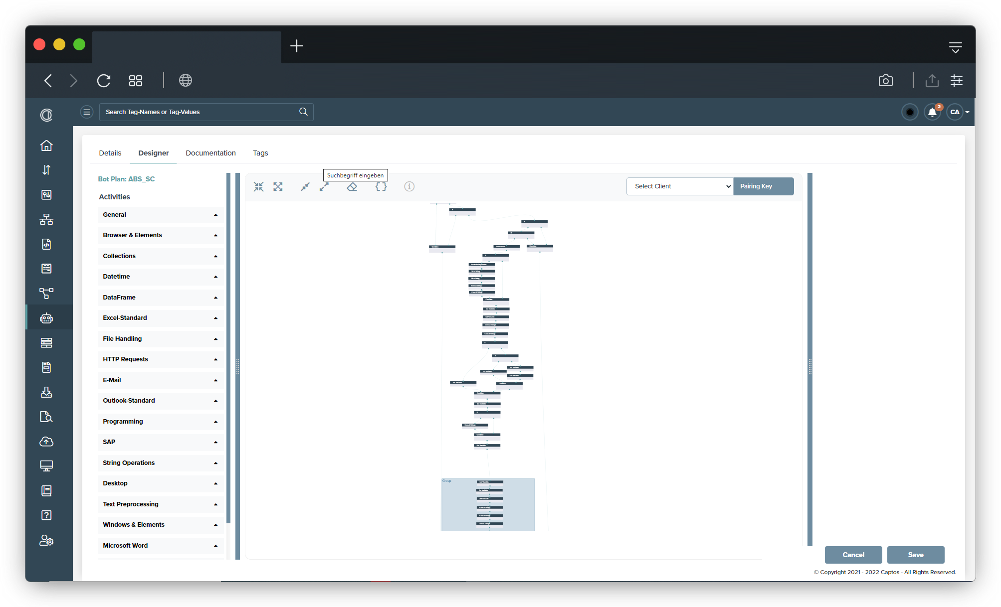 CAPTOS - Bot Designer